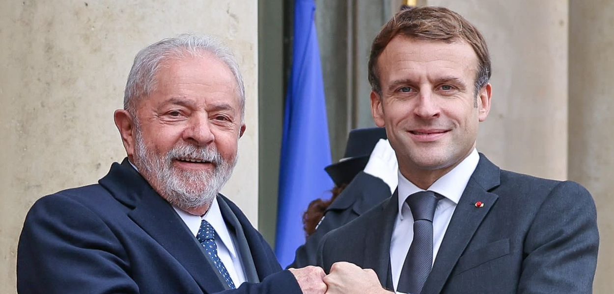 Lula e Emmanuel Macron