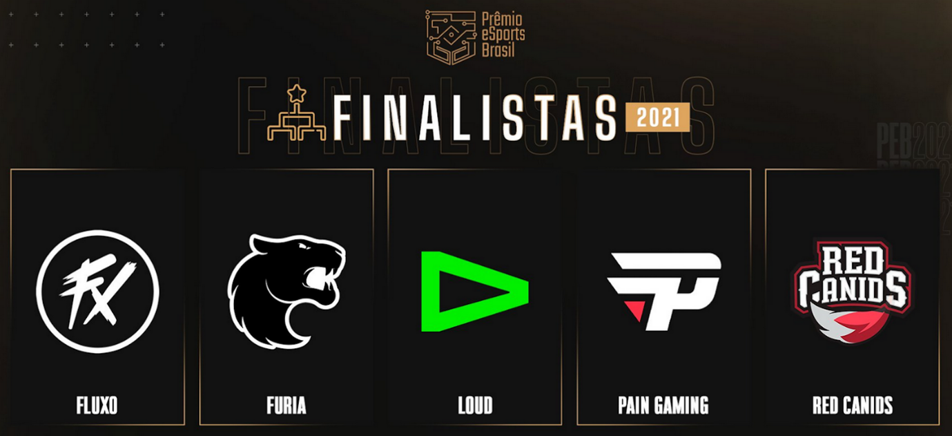 Prêmio eSports Brasil 2021 anuncia os finalistas indicados nas categorias que também foram decididas por votação popular