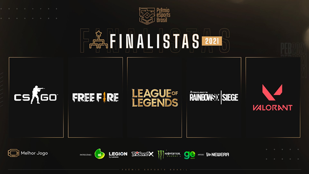 Prêmio eSports Brasil 2021 anuncia os finalistas indicados nas categorias que também foram decididas por votação popular
