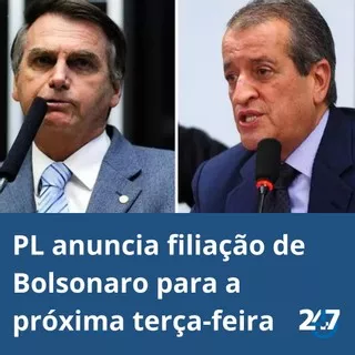 PL anuncia filiação de Bolsonaro para a próxima terça-feira