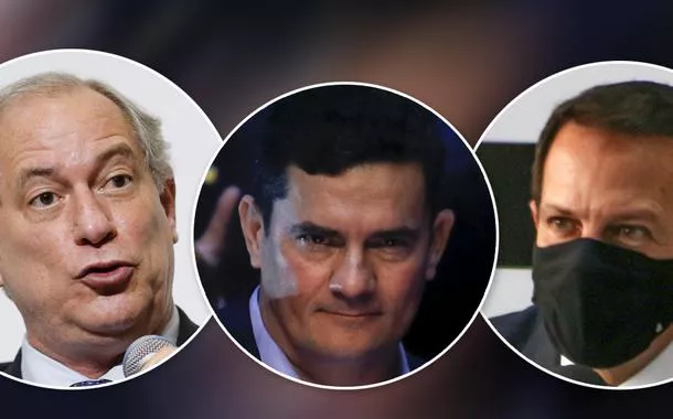 Ciro Gomes, Sergio Moro e João Doria
