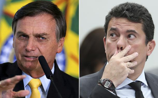 Bolsonaro e Sergio Moro