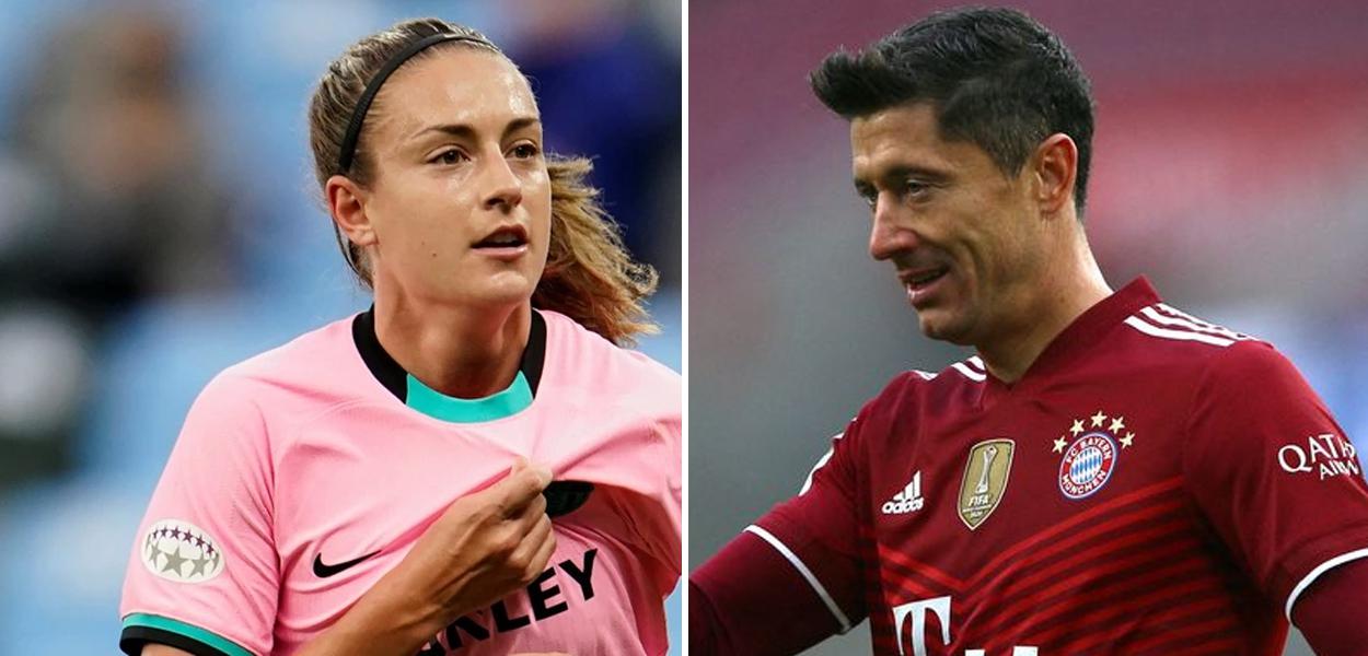 Lewandowski e Alexia Putellas são eleitos melhores jogadores do