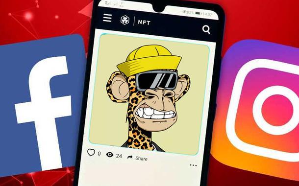 Facebook, NFT tipo Bored Ape em Crypto.com, Instagram