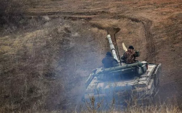 A crise na Ucrânia, num par de imagens