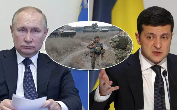 Vladimir Putin e Volodymyr Zelensky