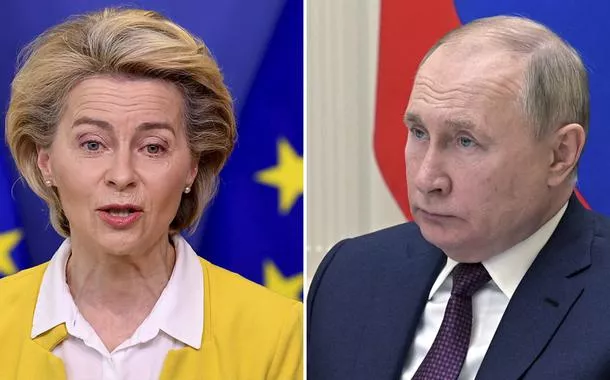 Ursula von der Leyen e Putin