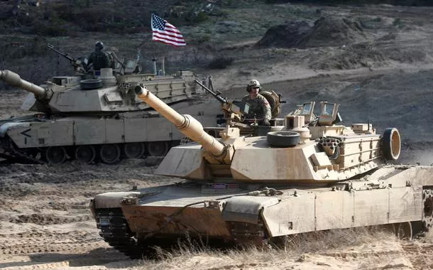 Tanque do Exército norte-americano M1A1 Abrams 