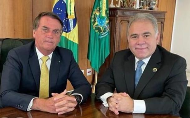 Jair Bolsonaro e Marcelo Queiroga