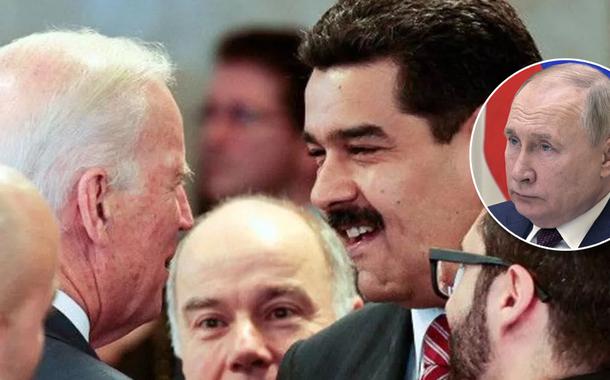 Biden com Maduro; e Putin