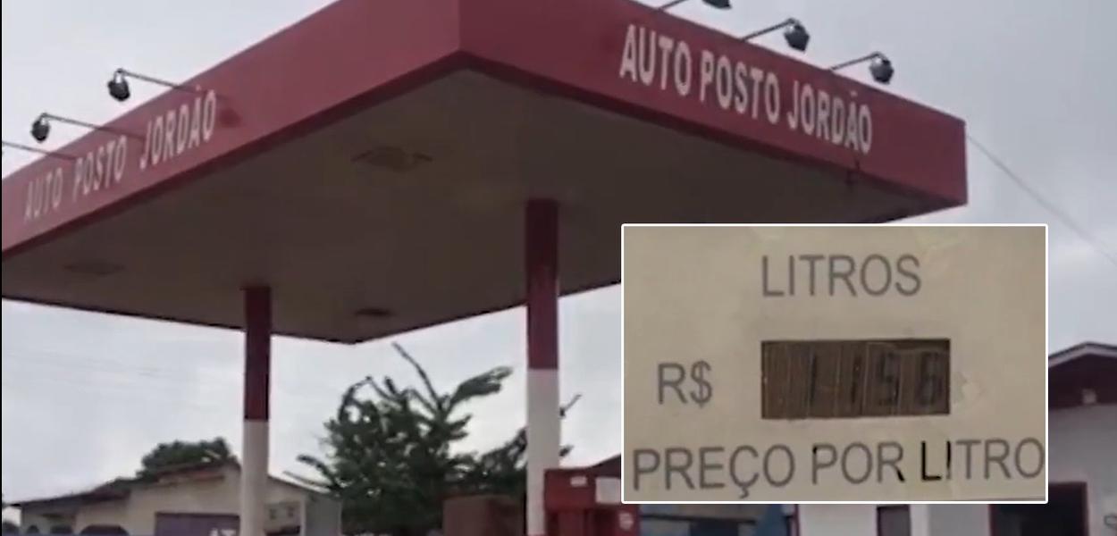 Litro da gasolina custa R$ 11,56 no interior do Acre