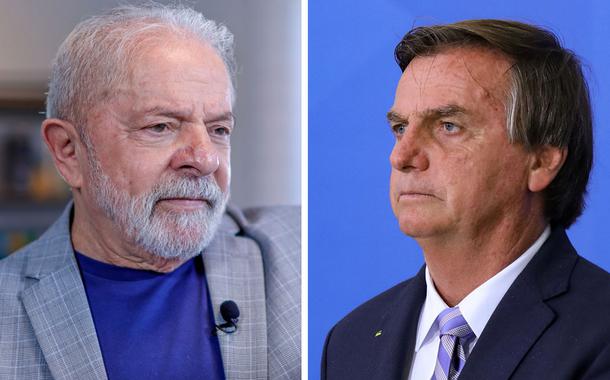 Ex-presidente Luiz Inácio Lula da Silva e Jair Bolsonaro