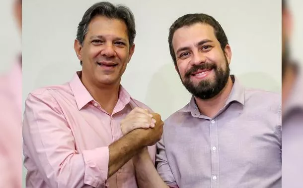 Fernando Haddad e Guilherme Boulos