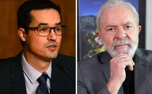 Deltan Dallagnol (à esq.) e Lula