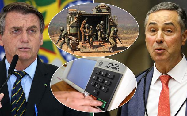 Jair Bolsonaro, militares, urnas e o ministro do STF Luís Roberto Barroso