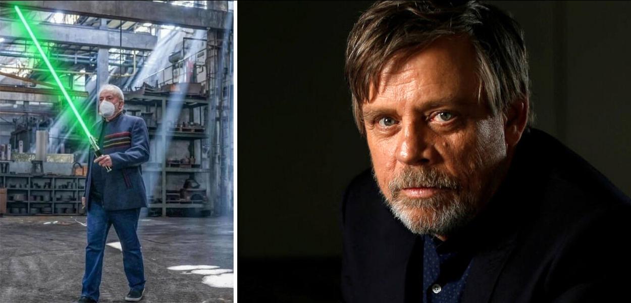 Lula ganha apoio de Mark Hamill no Twitter, em foto como jedi de