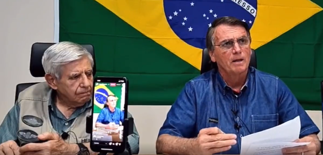General Augusto Heleno e Jair Bolsonaro