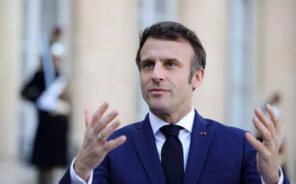 Macron discursa ao tomar posse para o segundo mandato