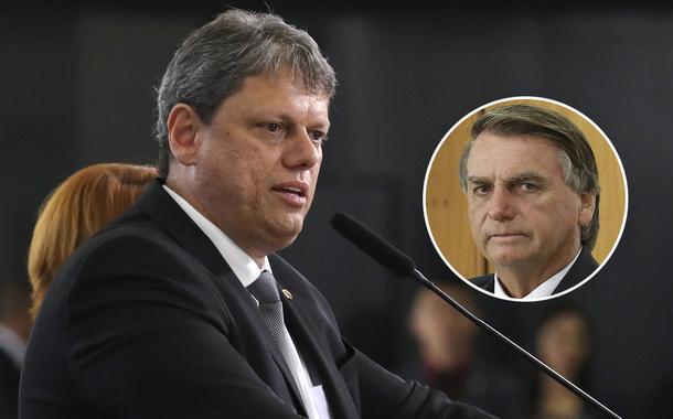 Tarcísio deve hospedar Bolsonaro no Palácio dos Bandeirantes após cirurgias