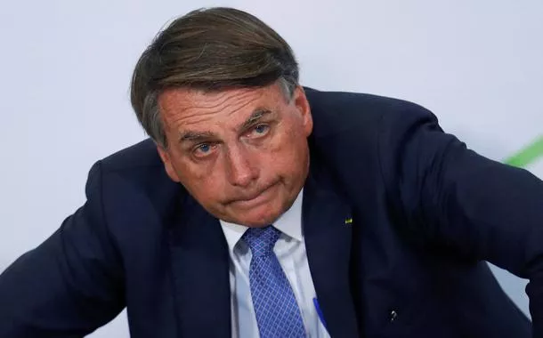 Jair Bolsonaro durante evento no Palácio do Planalto