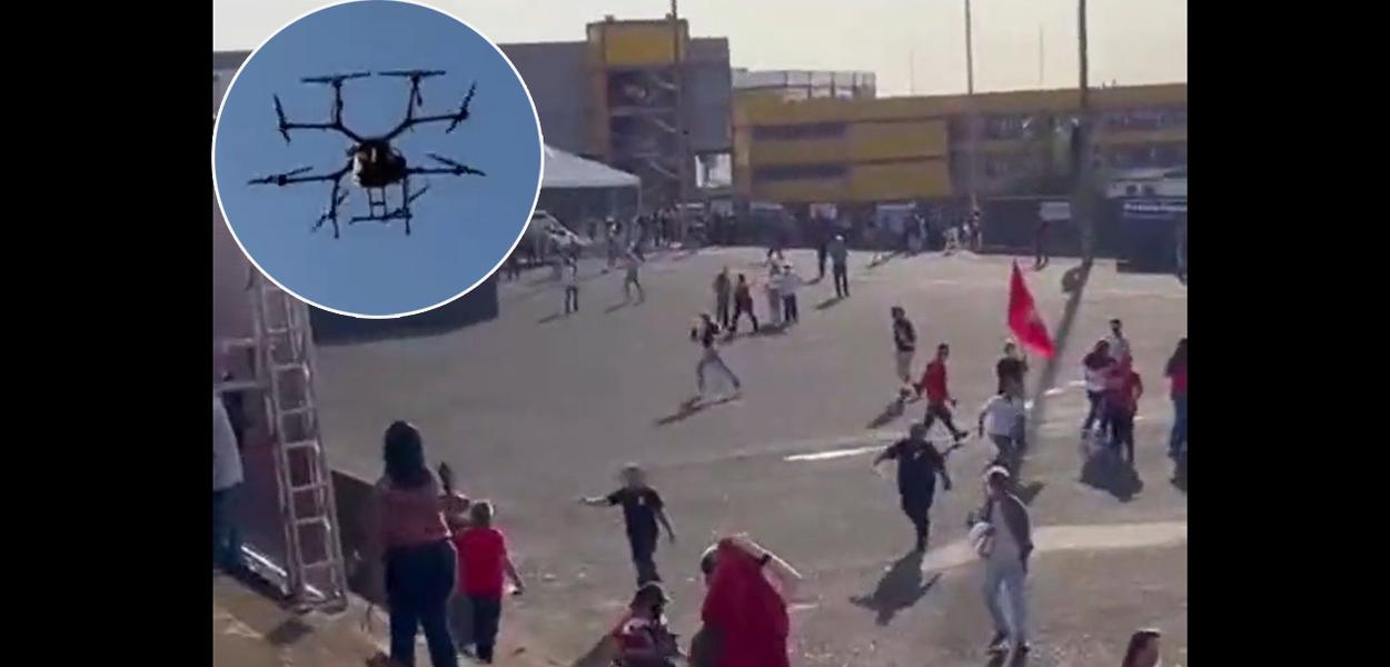 Vídeo: operador de drone diz que jogou veneno em evento de Lula em MG