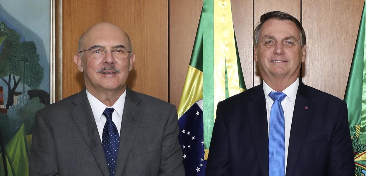 Milton Ribeiro e Bolsonaro