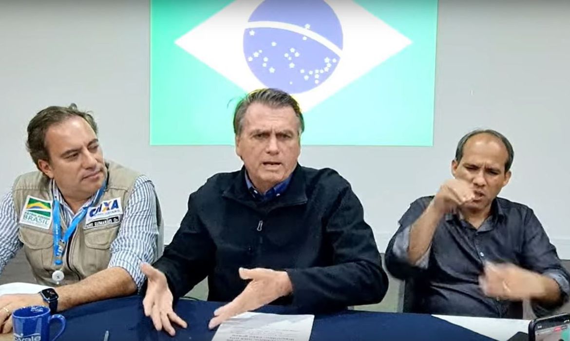 Bolsonaro em sua live