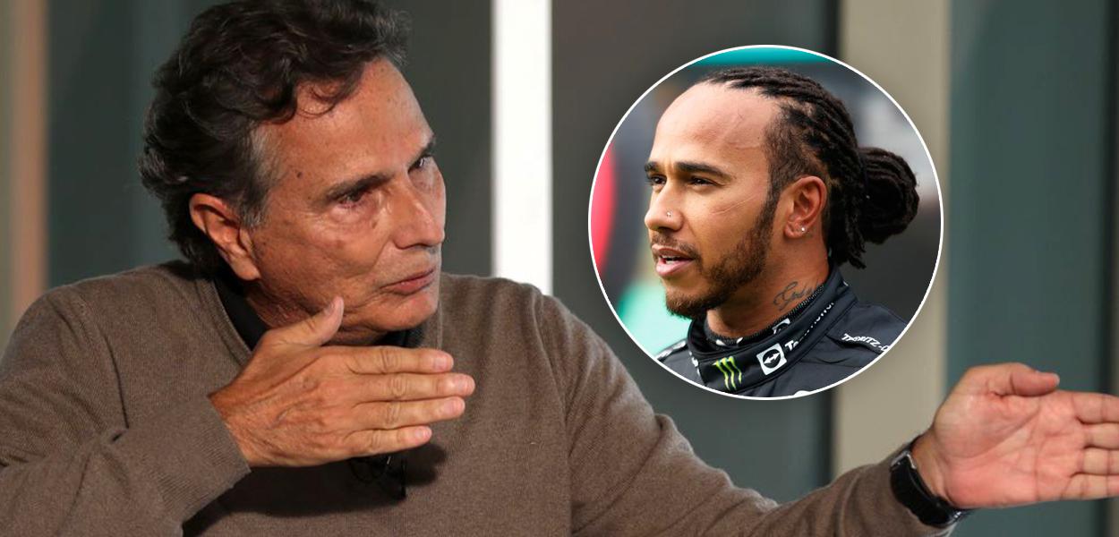 Nelson Piquet e Lewis Hamilton