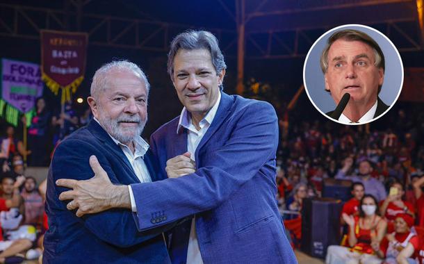 Lula, Fernando Haddad e Jair Bolsonaro