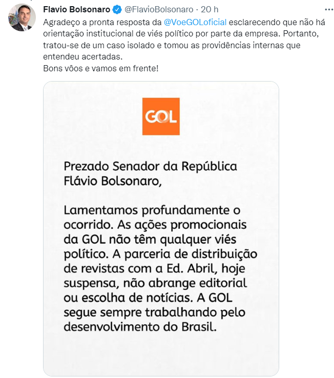 gol-veja-flavio-bolsonaro-aeroporto