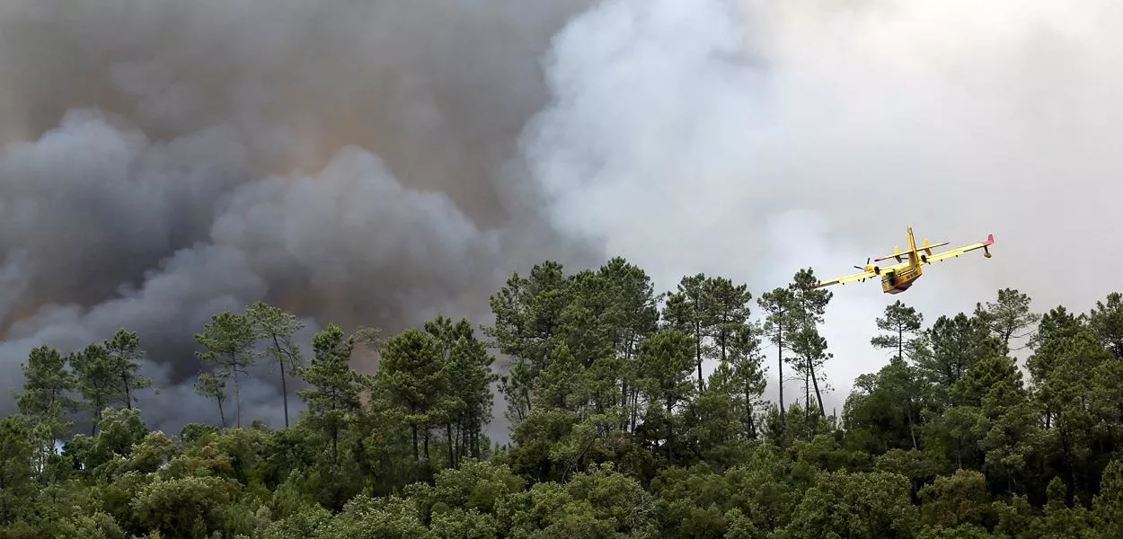 Incêndio na Europa