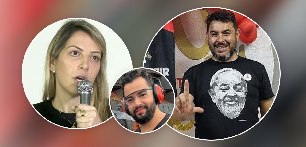 Camila Cecconelo, Guaranho e Marcelo Arruda (Foto: Reprodução) Camila Cecconelo, Guaranho e Marcelo Arruda