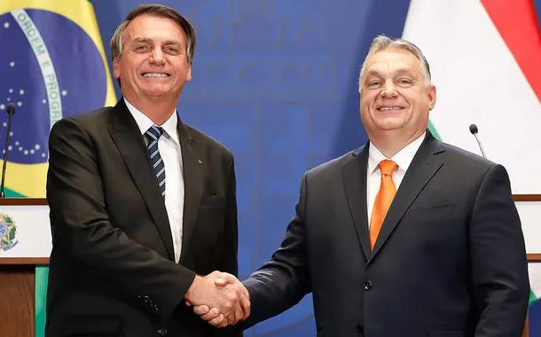 Jair Bolsonaro e Viktor Orbán