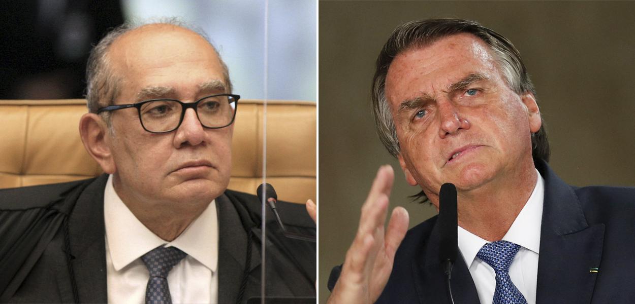 Gilmar Mendes e Jair Bolsonaro