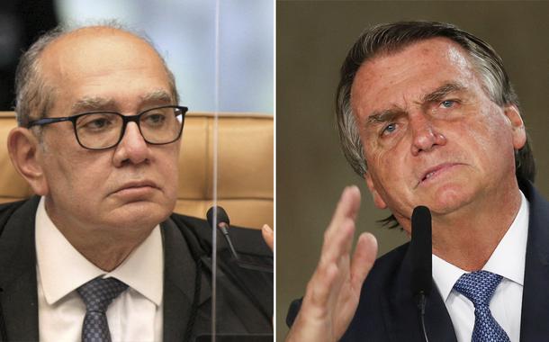 Gilmar Mendes e Jair Bolsonaro