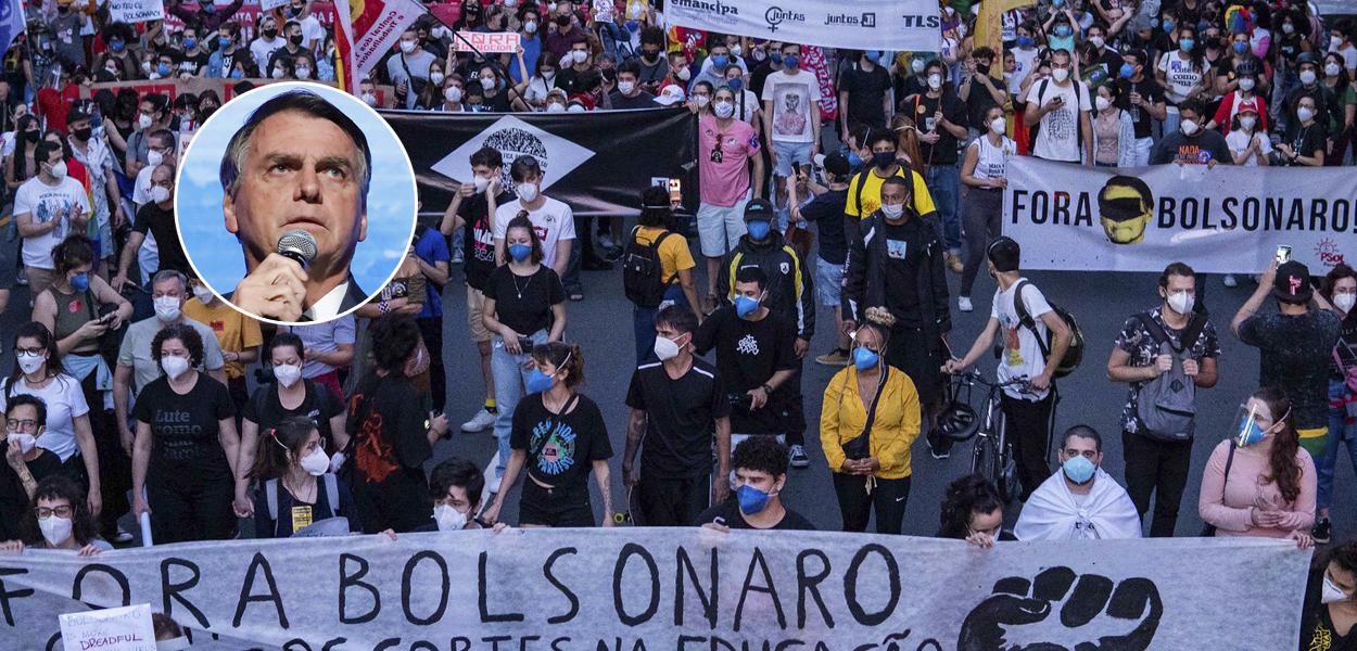 Protesto pelo impeachment de Jair Bolsonaro