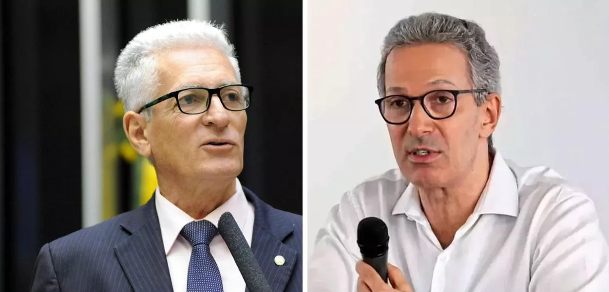 Rogério Correia (à esq.) e Romeu Zema