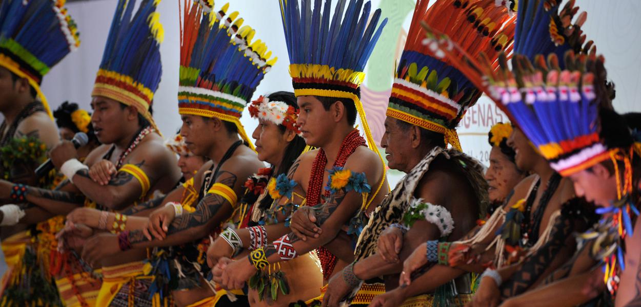 Lançamento nacional da primeira edição dos Jogos Mundiais dos Povos Indígenas (Fabio Rodrigues Pozzebom/Agência Brasil)