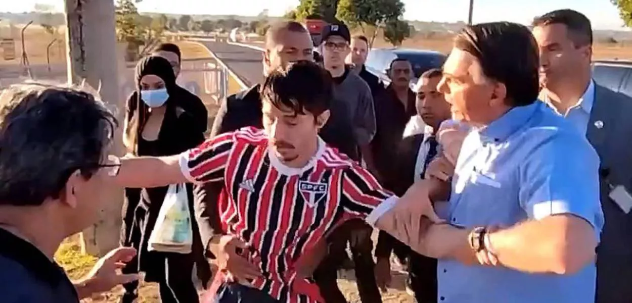 Wilker Leão e Jair Bolsonaro