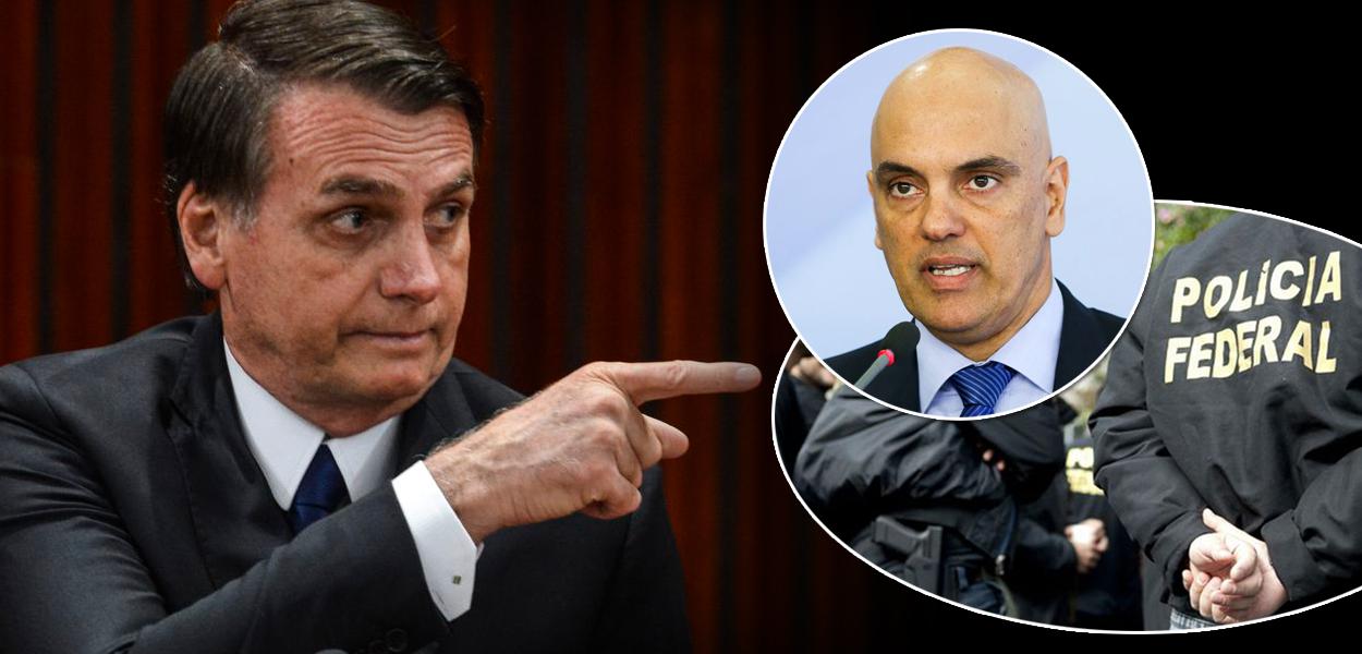 Jair Bolsonaro e Alexandre de Moraes (Foto: ABR) Jair Bolsonaro e Alexandre de Moraes