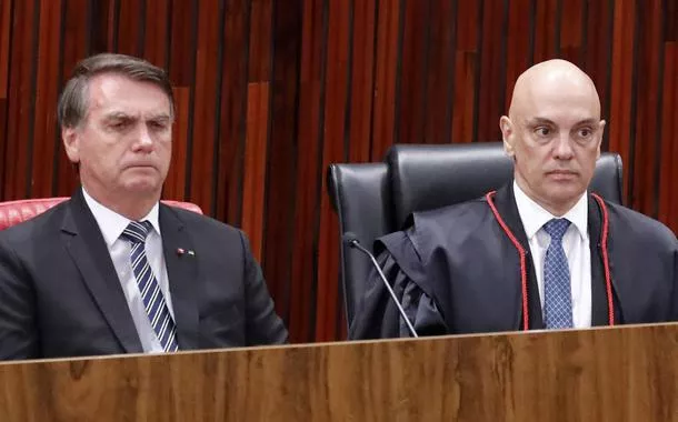 Bolsonaro e Alexandre de Moraes