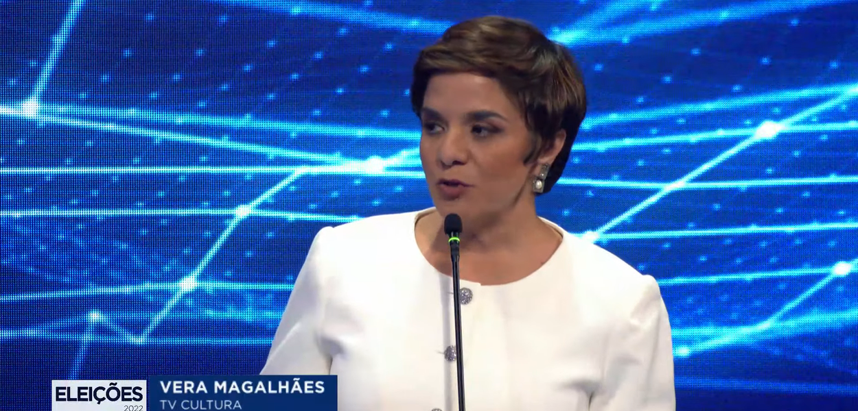 Vera Magalhães (Foto: Reprodução / TV Band) Vera Magalhães