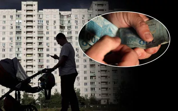 Classe média e notas de real