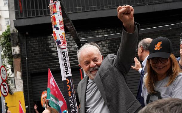 Lula participa de caminhada em São Paulo 01/10/2022