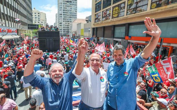 Lula, Alckmin e Haddad em Campinas