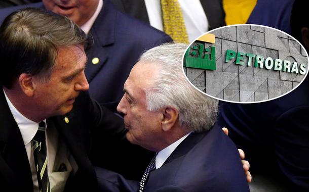 Jair Bolsonaro e Michel Temer