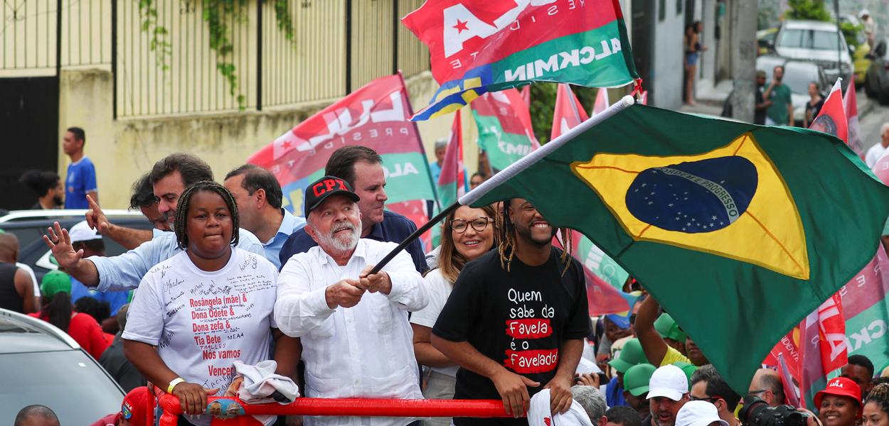 Lula faz ato de campanha no Complexo do Alemão no Rio de Janeiro 12/10/2022
