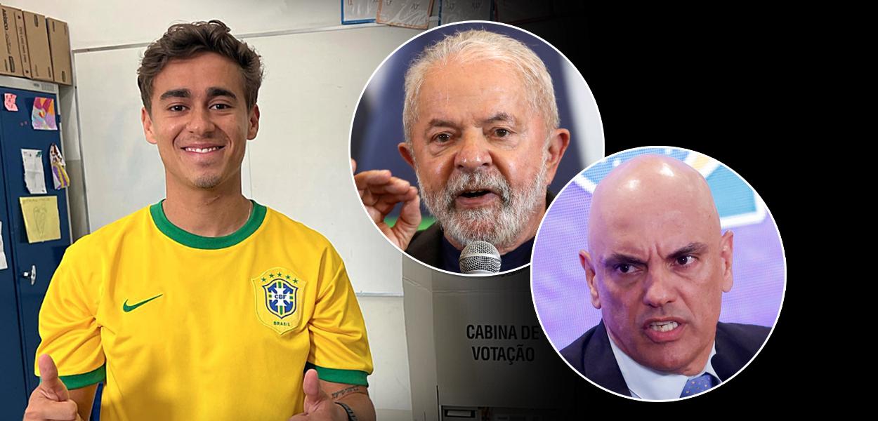 Nikolas Ferreira, Lula e Alexandre de Moraes