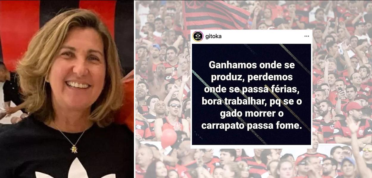 Ângela Machado é Diretora de Responsabilidade Social do Flamengo e esposa do atual presidente, Rodolfo Landim