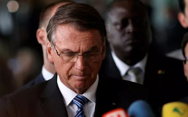 Presidente Jair Bolsonaro durante pronunciamento no Palácio da Alvorada 01/11/2022